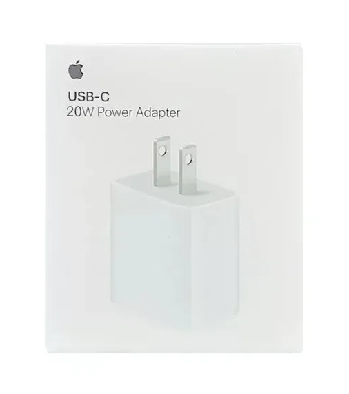 Cargador Apple 20w Usb-c Carga Rapida Iphone 12 (cabezal)